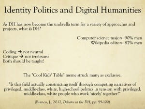 This was one of the first images on Google for "politics digital humanities." It's a fairly common topic in DH tbh (according to the post-bacs)